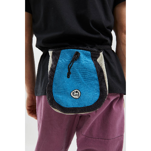 E9 Superdrop Chalk Bag in Beige worn by model