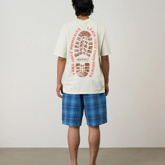 Gramicci Pigment Dyed Footprints Tee