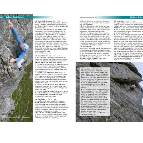 Llanberis 2025 Edition (Climbers Club Guide) internal page - 