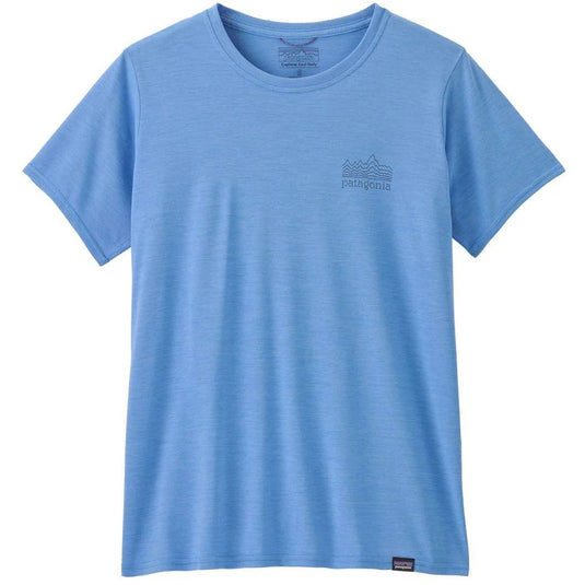 Patagonia Womens Cap Cool Daily Graphic Shirt - Blue