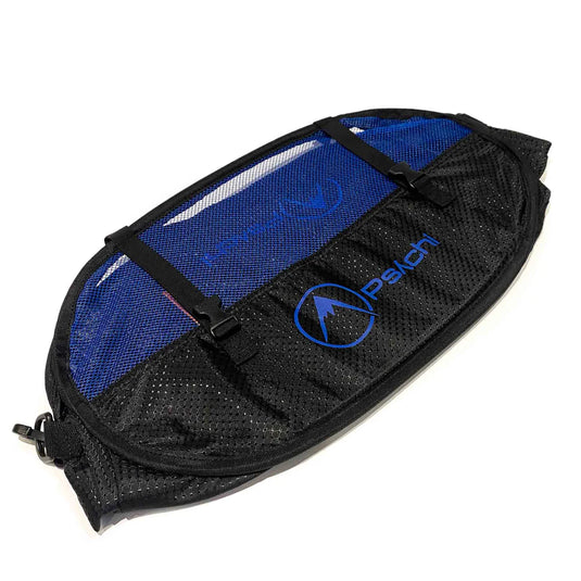 Psychi Belay Bucket - Blue - flattened down 
