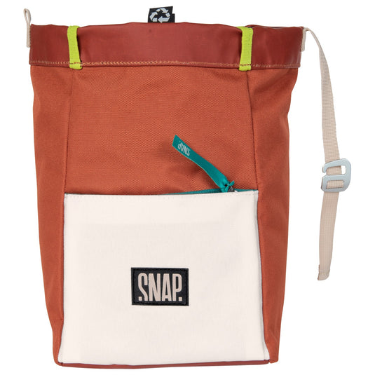 SNAP Big Chalk Bag Fleece - Chalk Bucket in Sandstone & Chalk