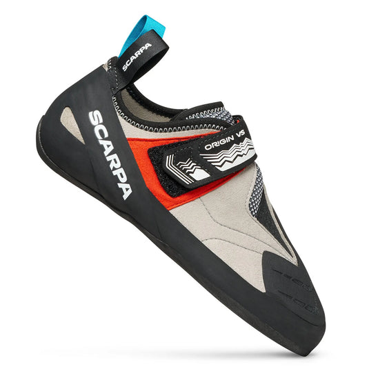 Scarpa Origin VS 2026 in white and orange design