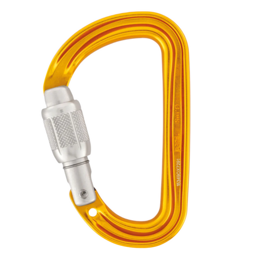 Petzl Sm'D Carabiner with screwgate closed and locked