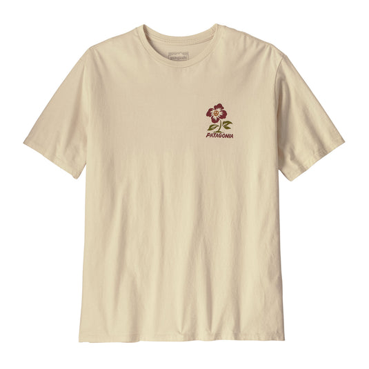 Patagonia Mens Balance Organic T-Shirt in Peace-seed undyed natural