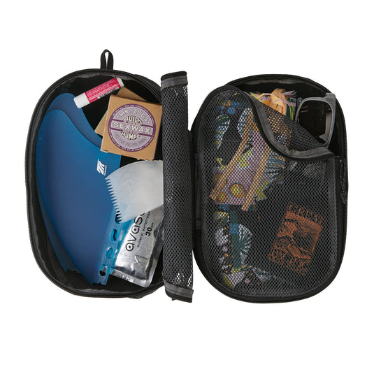 Patagonia Black Hole Cube 6L showing internal mesh pockets