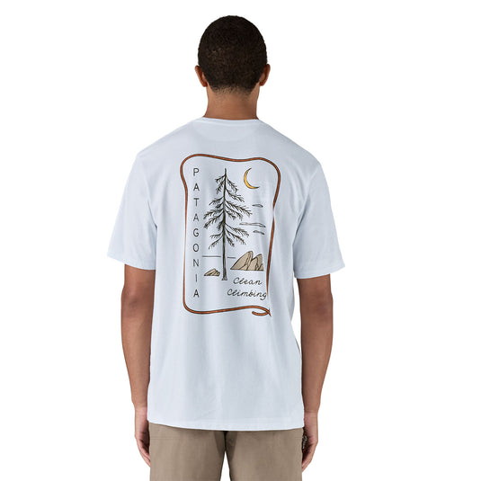 Patagonia Mens Clean Climb Roots Responsibili-Tee worn by model