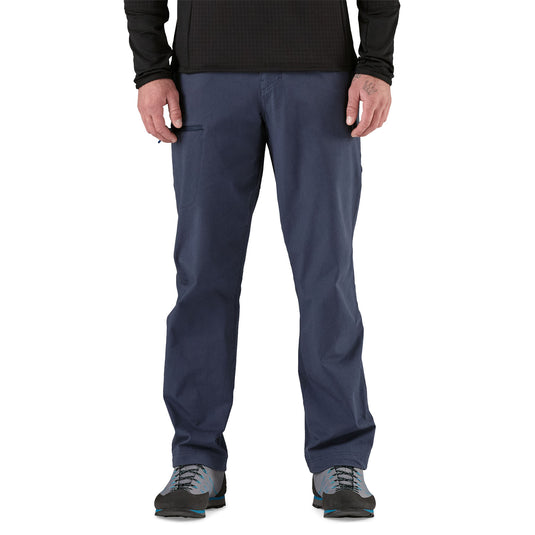 Patagonia Venga Rock Pants Smoulder Blue worn by model