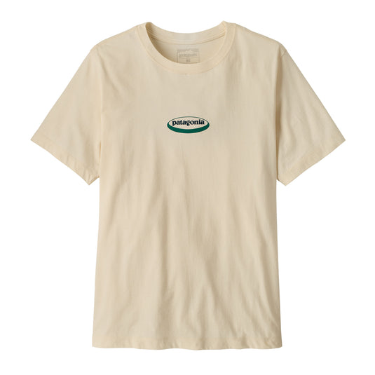 Patagonia Mens '95 Oval Logo T-shirt in undyed natural