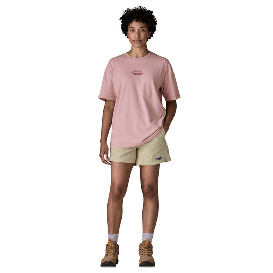 Patagonia Womens 95' Oval Logo Oversized T-shirt in violet