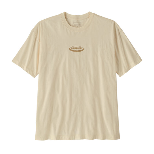 Patagonia Womens 95' Oval Logo Oversized T-shirt in  undyed natural