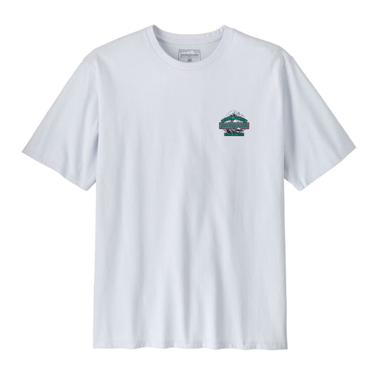 Patagonia Mens Great Waves Responsibili-tee in white