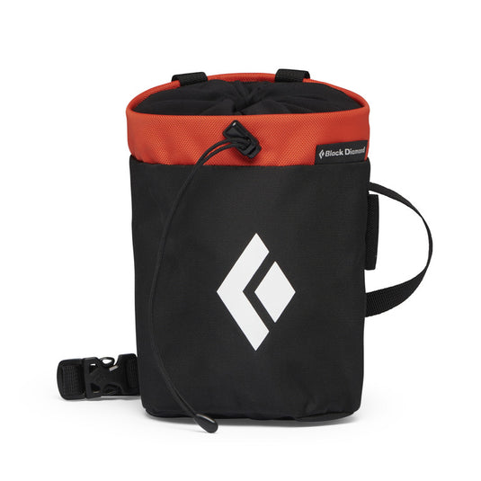 Black Diamond Team Chalk Bag in organe and black design 